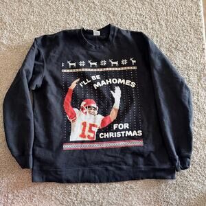 Patrick Mahomes Chiefs Ugly Christmas Sweater Size 2XL
